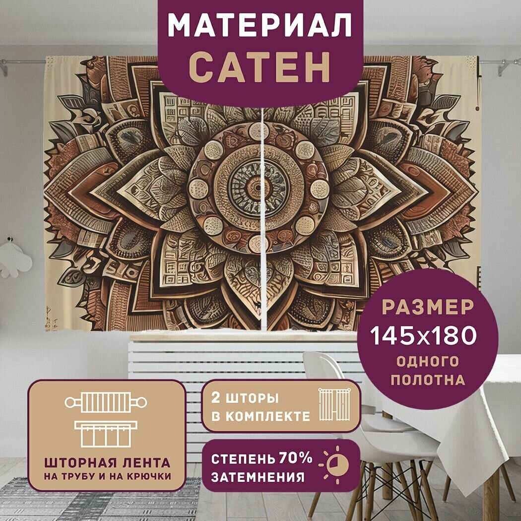 Фотошторы JoyArty для кухни и спальни 