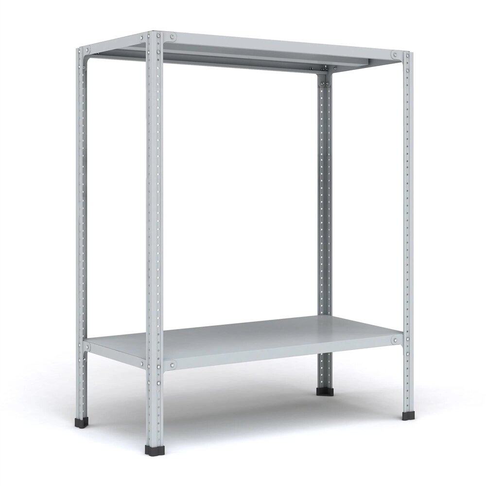 фото Стеллаж 1500*1000*300 (2 полки) Лайт MR с цельной стойкой металлический сборный