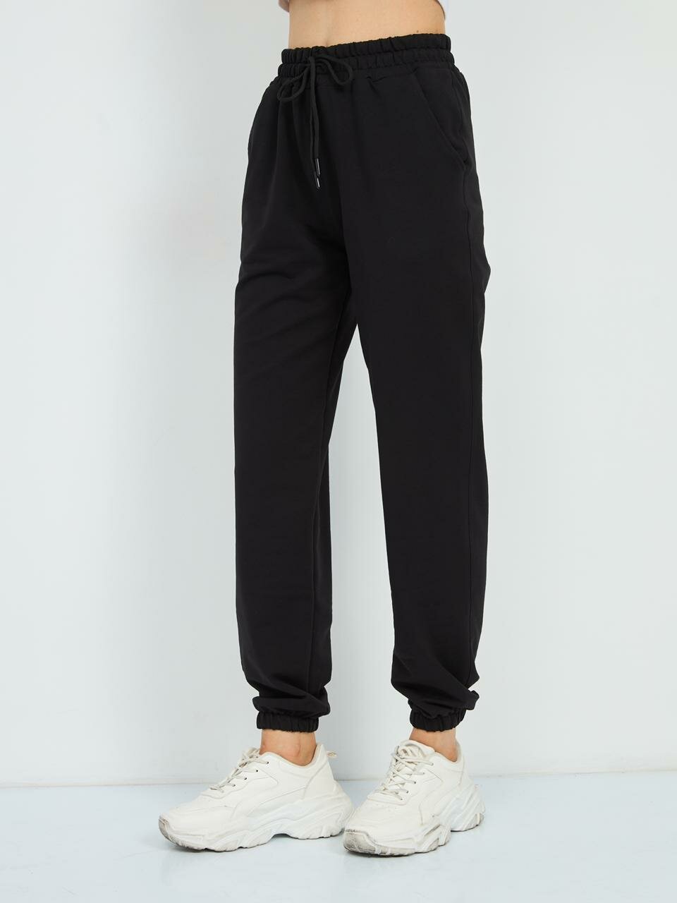 Брюки спортивные H&T Collection, размер 46, черный 2