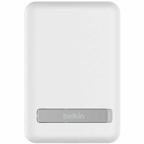 Внешний аккумулятор Belkin Boost Charge Magnetic Wireless с подставкой 5000 мАч белый 1049000₽