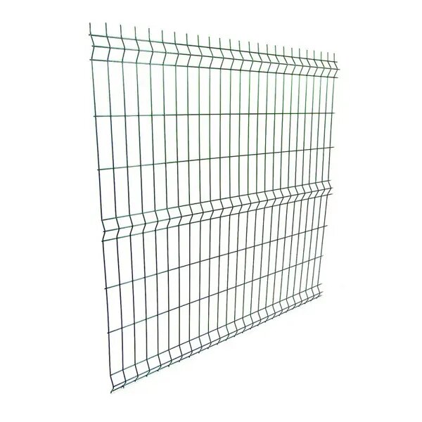 фото 3D панель ЭКО для забора 1.7x2.5 оцинкованная сталь зеленый