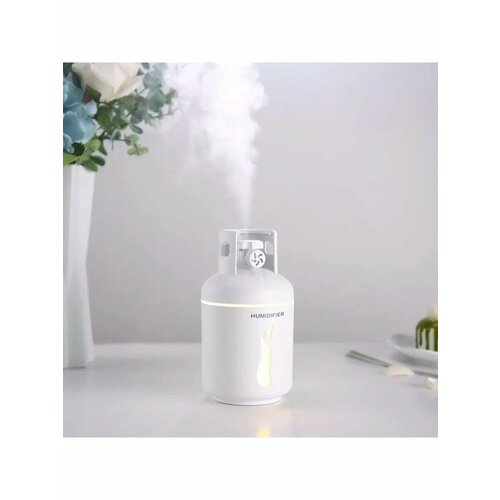 Увлажнитель воздуха c подсветкой/ Увлажнитель с вентилятором/ Аромаувлажнитель/белый