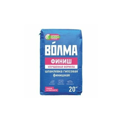 Шпаклевка гипсовая Волма Финиш 20 кг 523₽