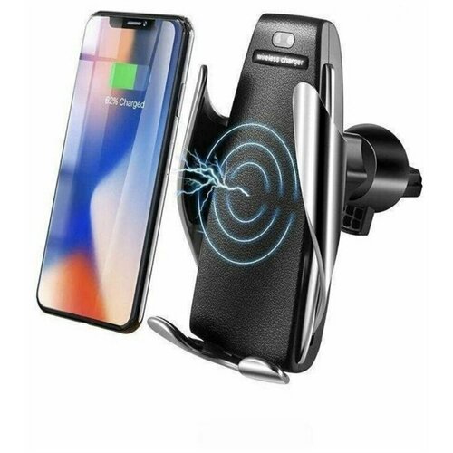 Автодержатель сенсорный Автомобильный держатель для телефона с беспроводной зарядкой Сенсорный держатель для телефона в авто Автодержатель с зарядкой для телефона Держатель для телефона в машину Держатель для смартфона многофункциональный S5 1049₽