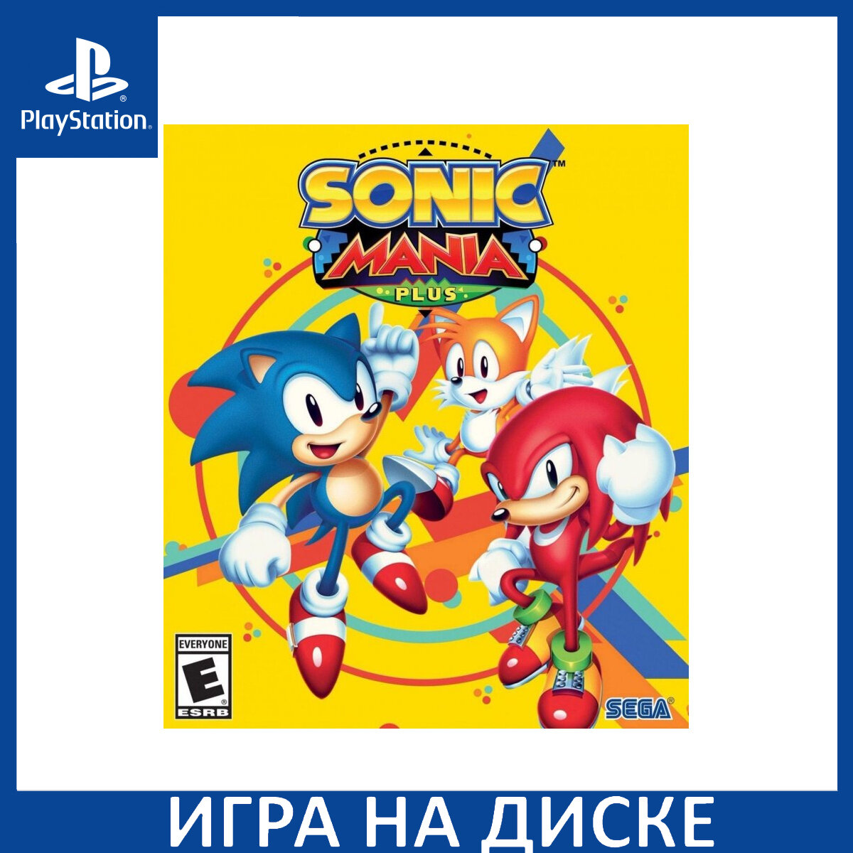 Игра Sonic Mania Plus PS4 Английский язык Диск на PlayStation 4