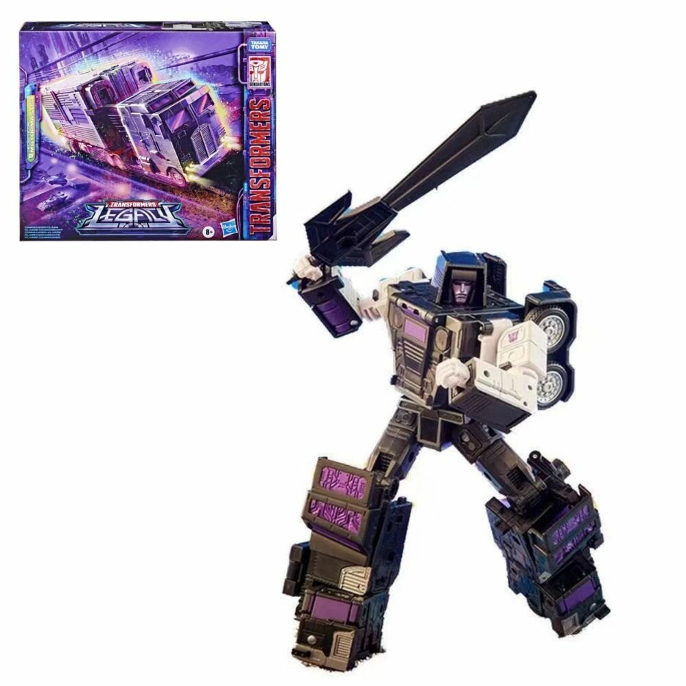 Hasbro Игрушки-трансформеры серии Generations Legacy Командир Десептикон Мотормастер Комбайнер Фигурка - от 8 лет и старше, 13 дюймов F2987 -jua