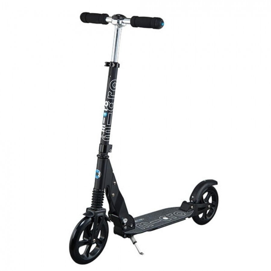 Двухколесный самокат Micro Scooter Suspension 200mm черный (SA0156)