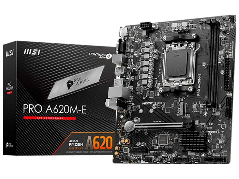 Материнская плата MSI PRO A620M-E (AM5, mATX)