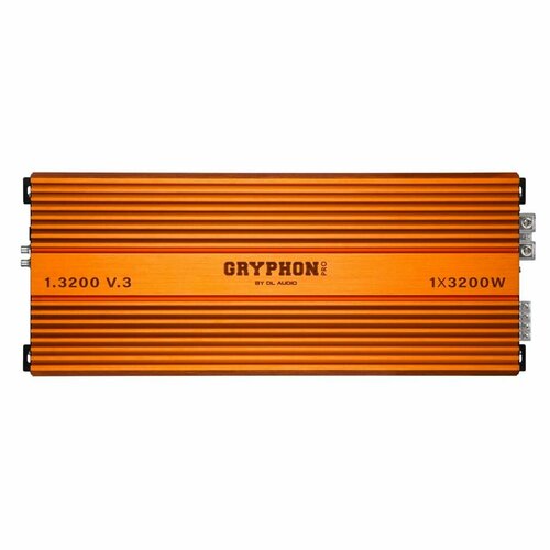 Усилитель автомобильный DL AUDIO Gryphon Pro 13200 V3 1-канальный класс D оранжевый 19990₽