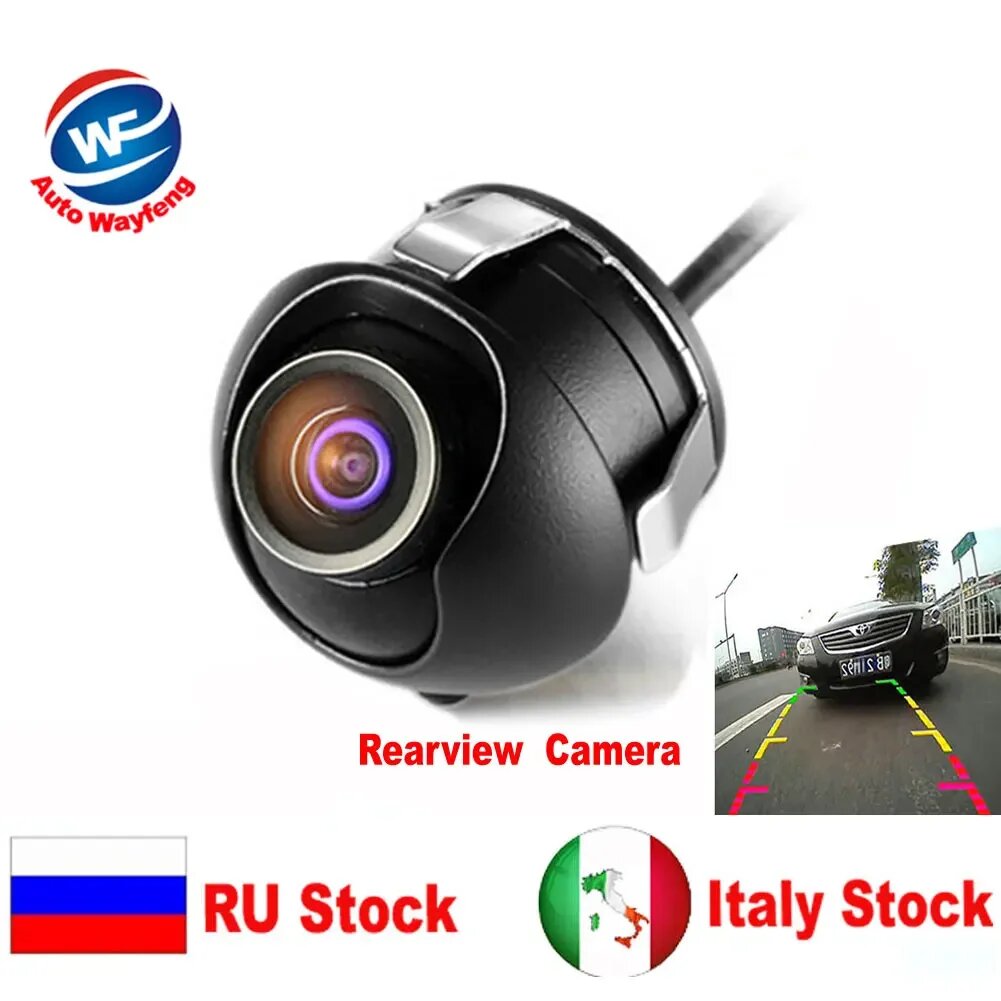 Камера заднего вида автомобильная, ПЗС, ночная, 360 градусов, 12 В, 360 Rearview Cam