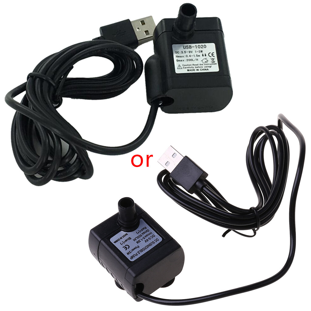 Комплект аксессуаров для аквариума, USB-1020 мини-погружной насос