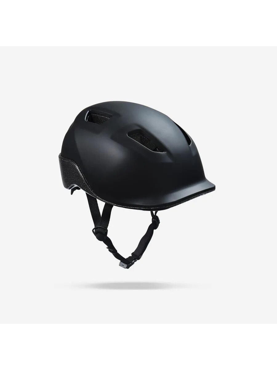 Шлем велосипедный черный Btwin Ville 100