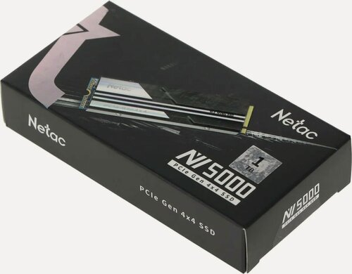 Изображение товара SSD-диск Netac NV5000 NT01NV5000-1T0-E4X, 1TB, PCIe 4.0, 3D NAND, с радиатором