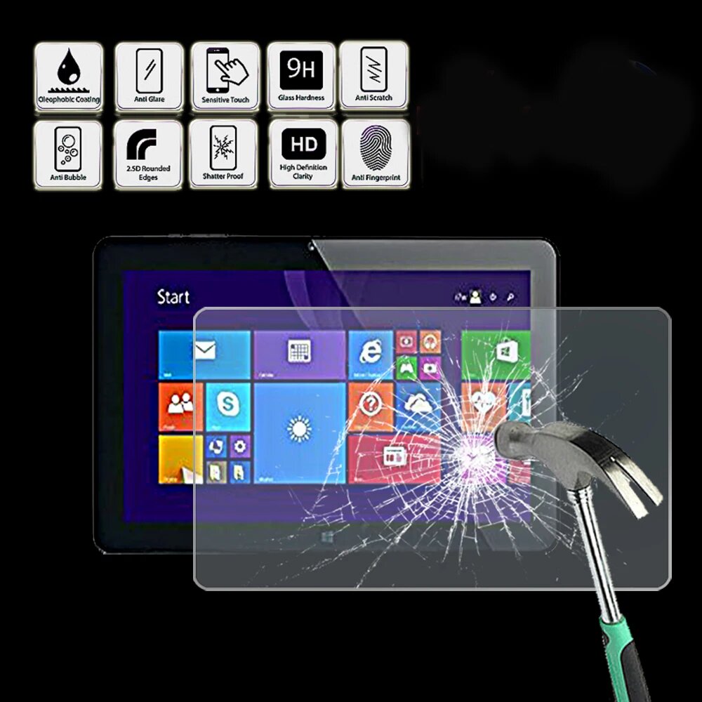 Защитная пленка из закаленного стекла для планшета Cube i7 Stylus-защитная пленка для экрана с защитой от отпечатков пальцев