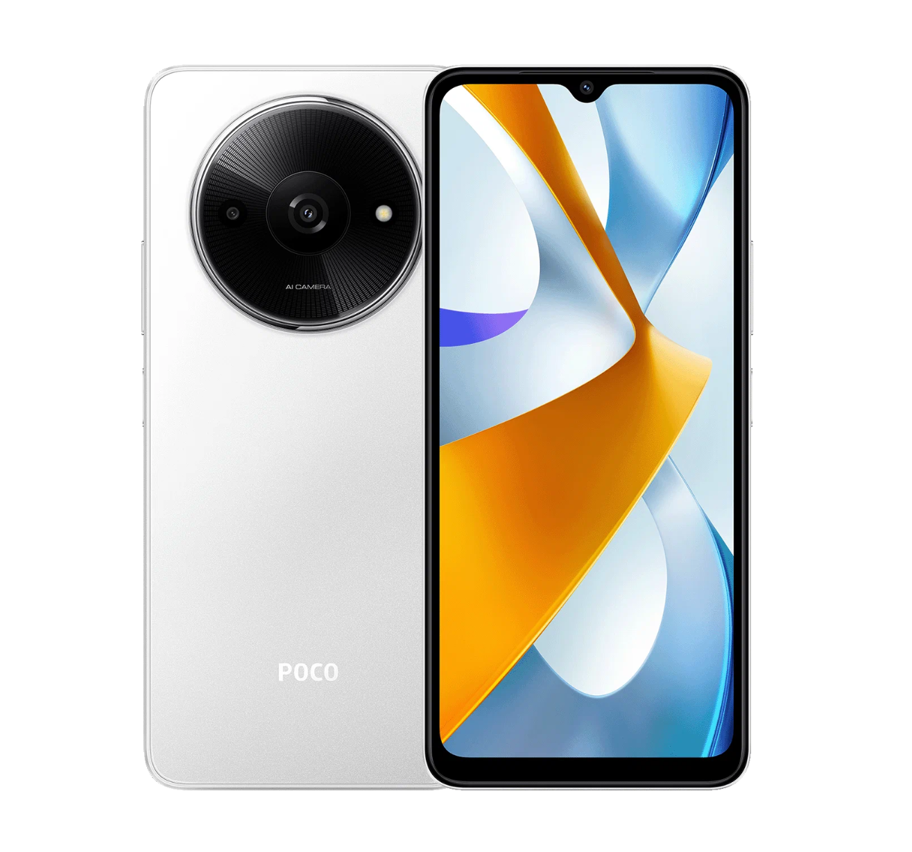 Смартфон POCO C61 3/64 ГБ, белый