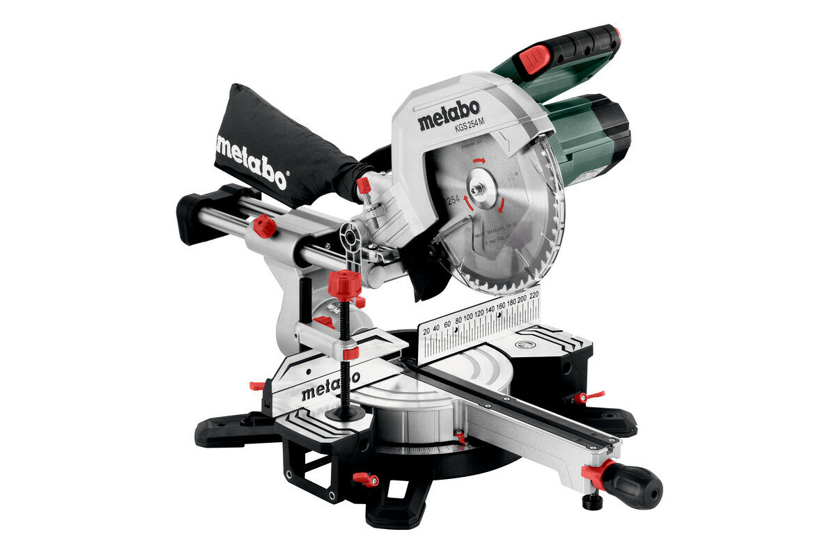 Торцовочная сетевая пила с протяжкой Metabo KGS 254 M /613254000/ 1800 Вт