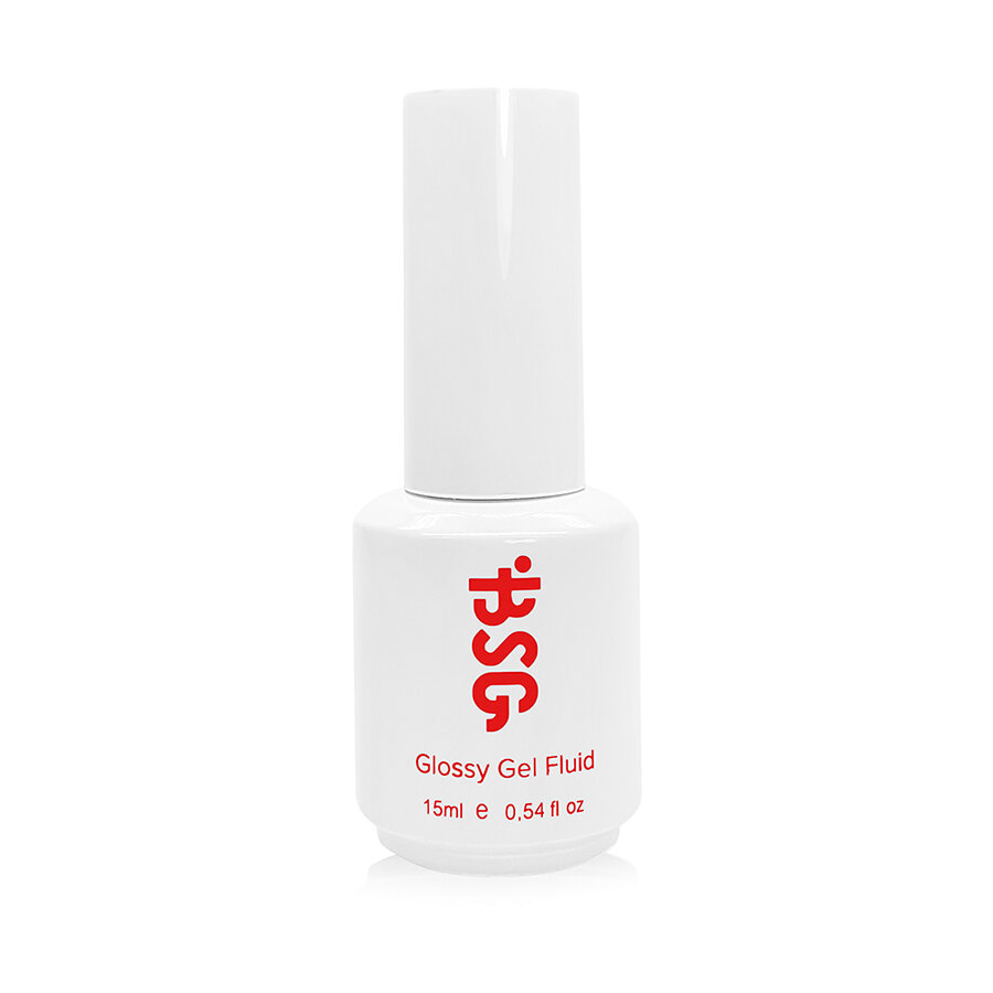 BSG, Glossy Gel Fluid - базовый гель для проблемных ногтей, 15 мл