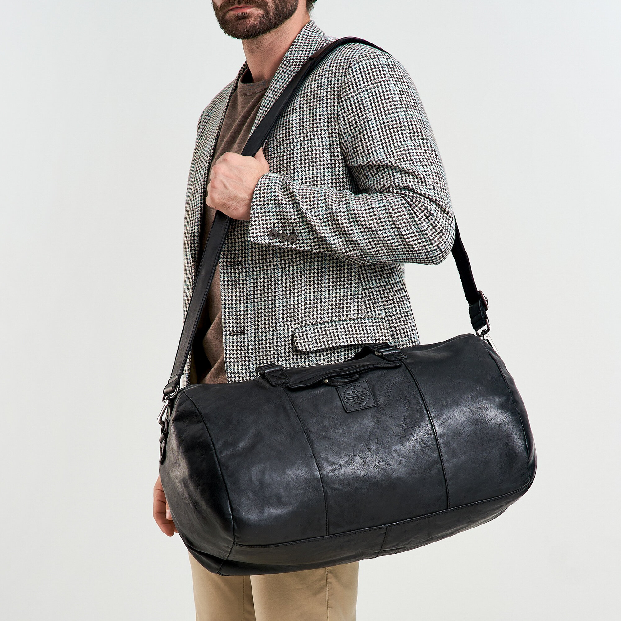 Сумка дорожная Dr.Koffer, 48х29, черный