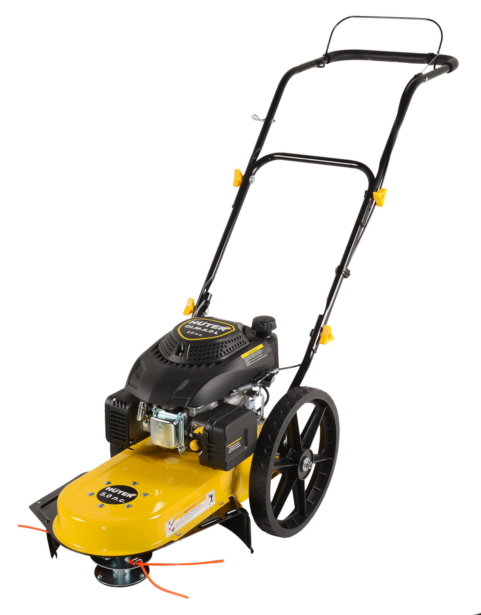 Газонокосилка бензиновая Huter GLM-5.0L, 5 л. с, ширина скашивания 56 см