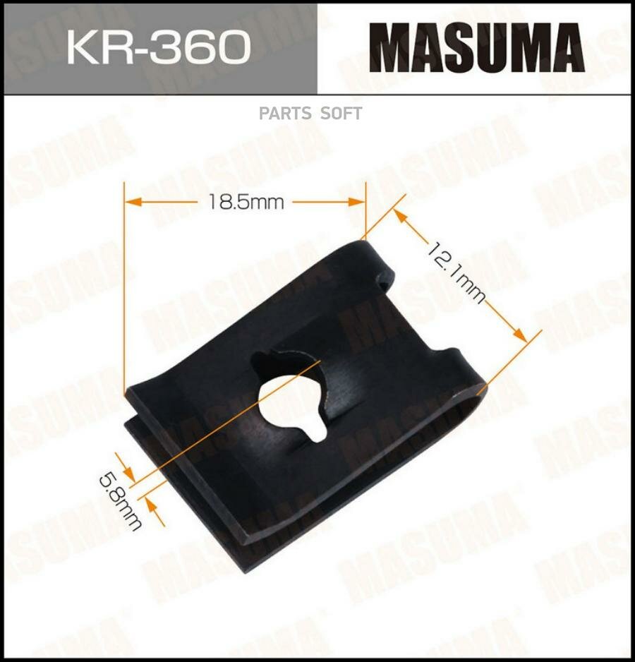 Гайка закладная MASUMA KR-360 | цена за 1 шт