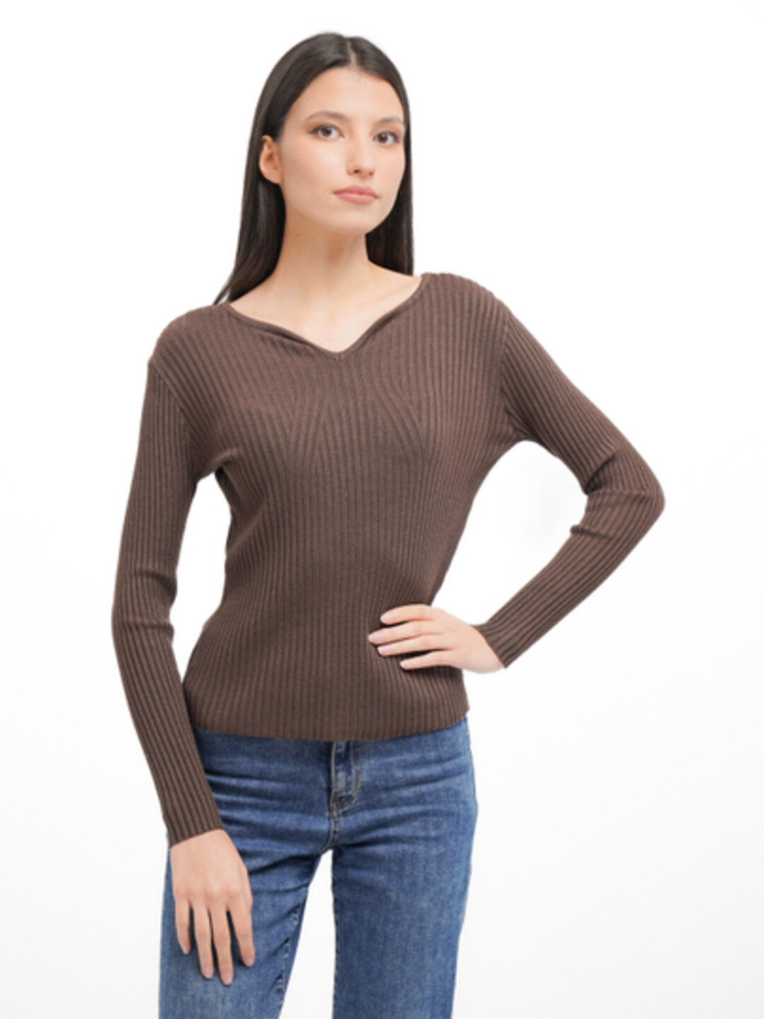 Лонгслив для кормящих мам размер one size, , коричневй