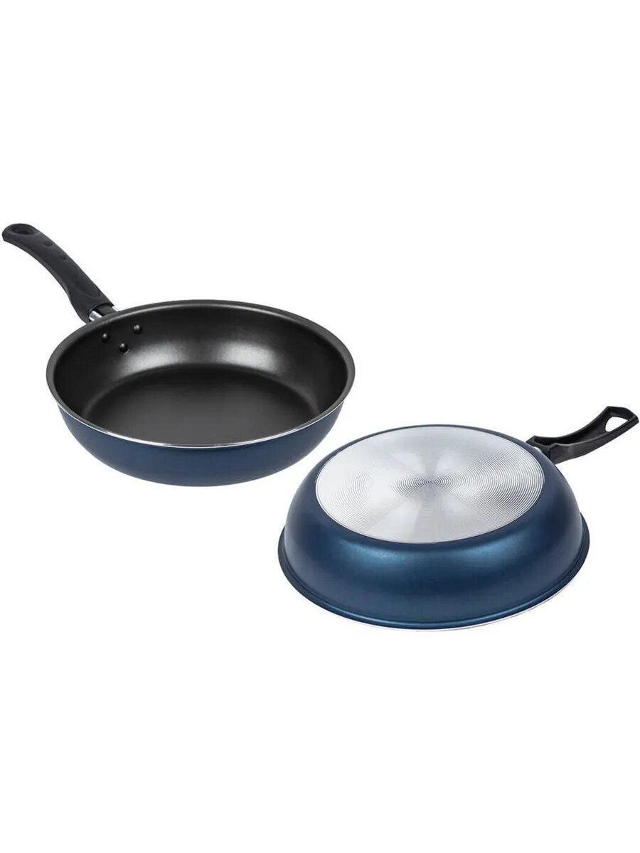 Сковорода блинная 67221 Сатин а/пр 22см несъемная ручка