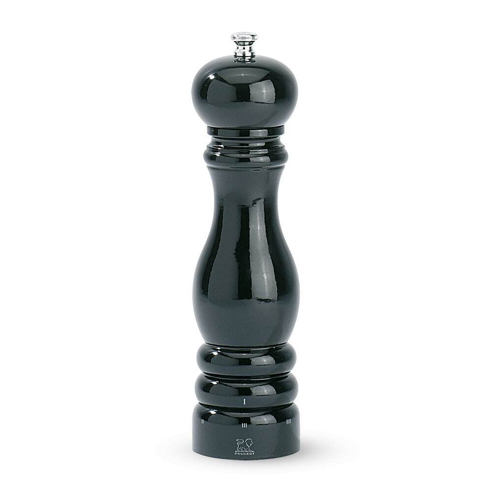 Деревянная мельница для перца, высота: 22 см, диаметр: 5,9 см, материал: дерево, цвет: черный 23720 Paris u'select
