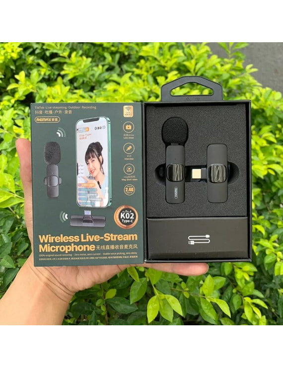 Беспроводной микрофон Remax K02, для iPhone, с Lightning-разъёмом