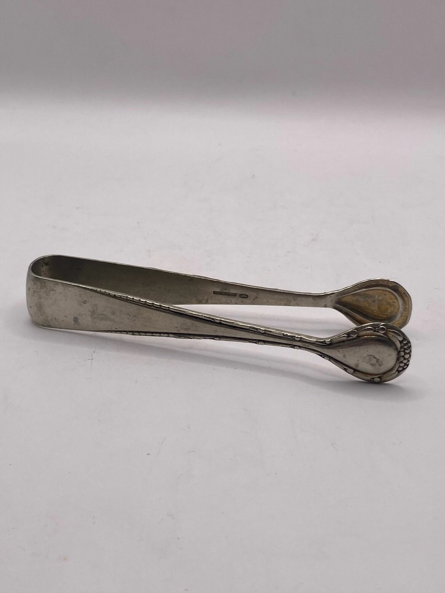 Щипцы для сахара Европа. Alpaka. Серебрение. Длина: 11.5 см.