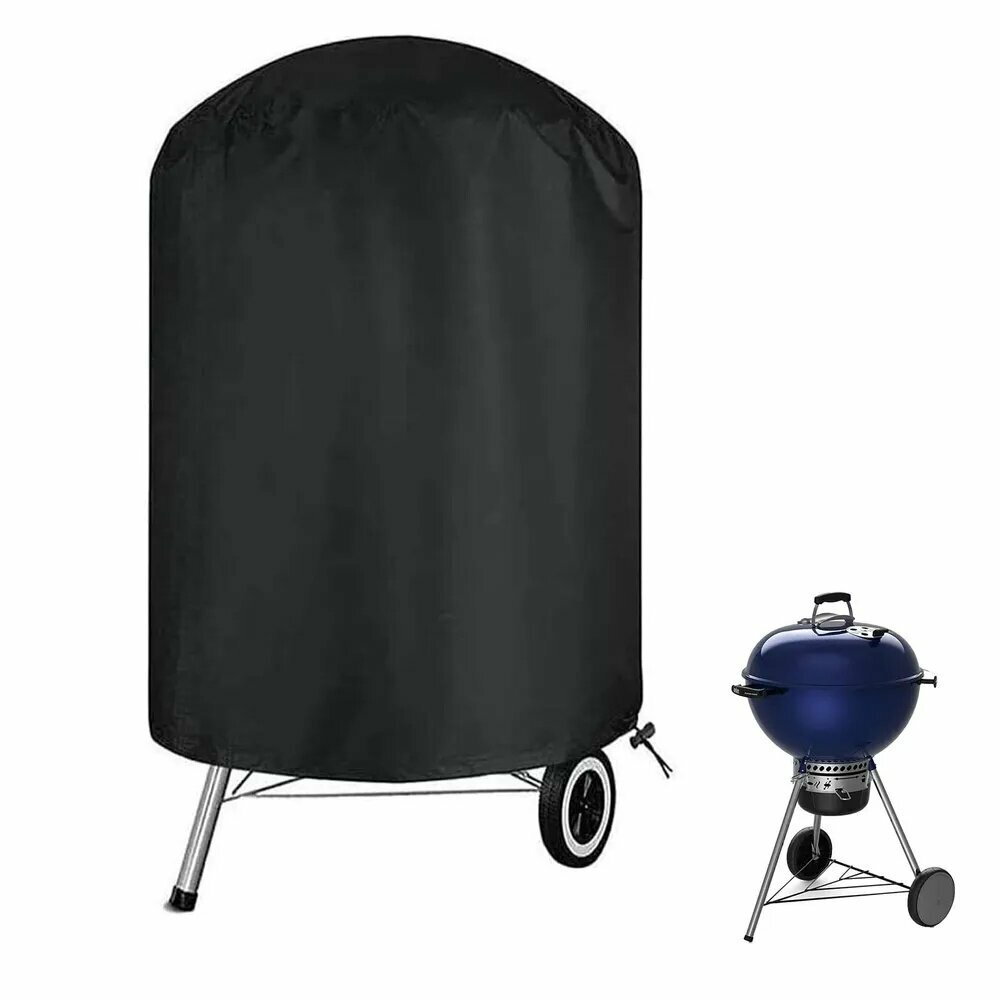 Домашний гриль крышка 30"D x 28"H / 75 x 70 cm, чехол для круглого угольного гриля, защищает от влаги