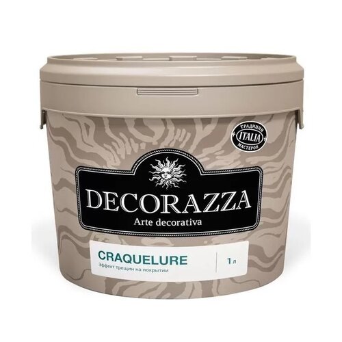 Декоративное покрытие Decorazza Craquelure, прозрачный, 1 л