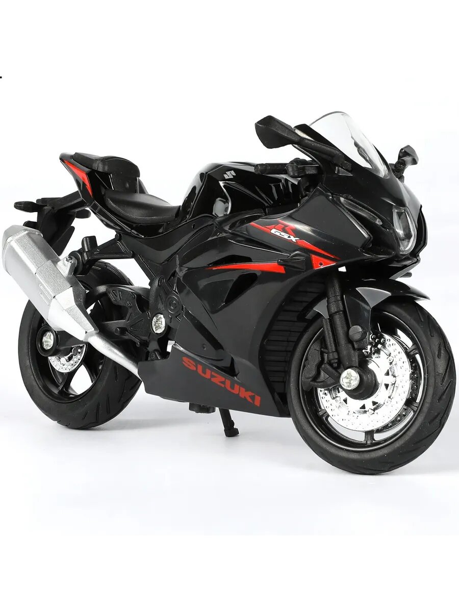 Модель мотоцикла Suzuki GSX-1000R 1:18, черная,