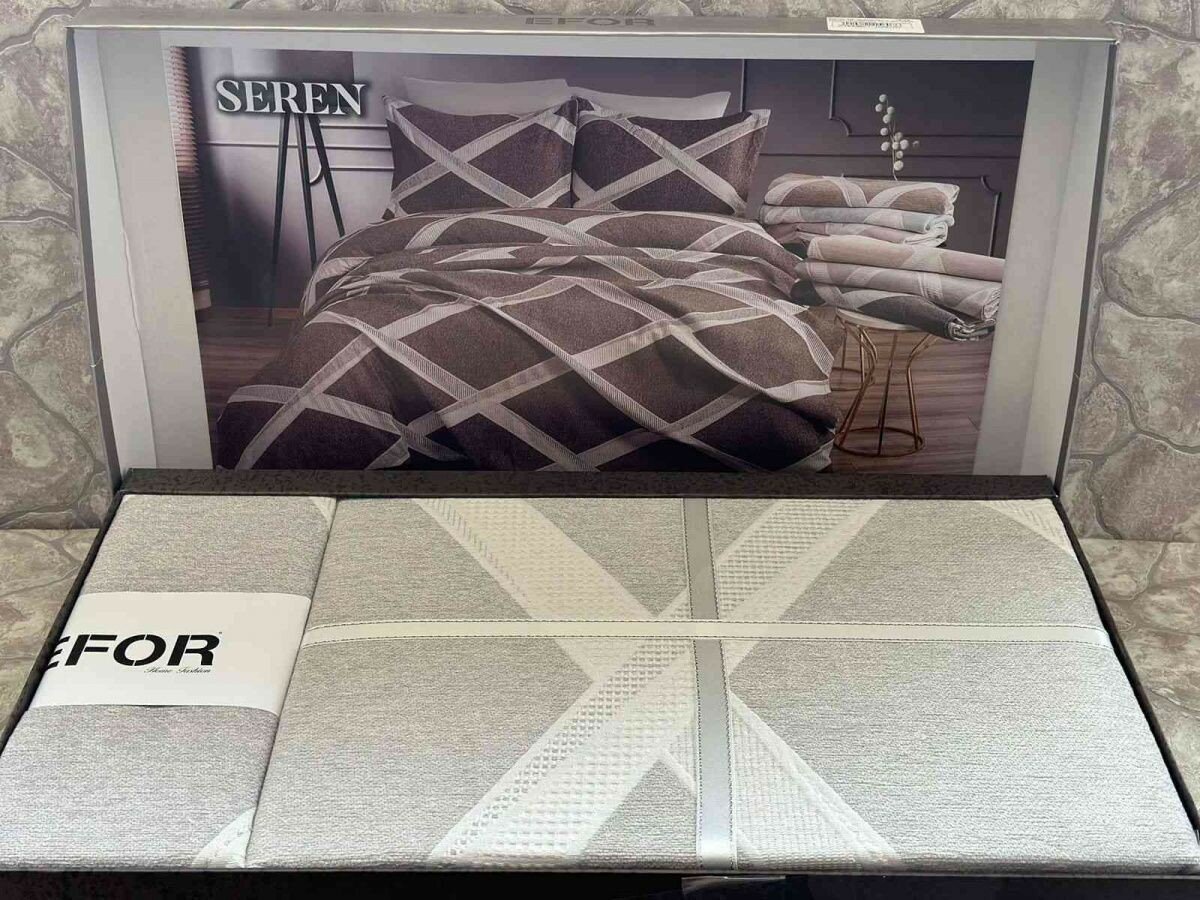 Modabox Покрывало Seren цвет: серый (240х260 см)