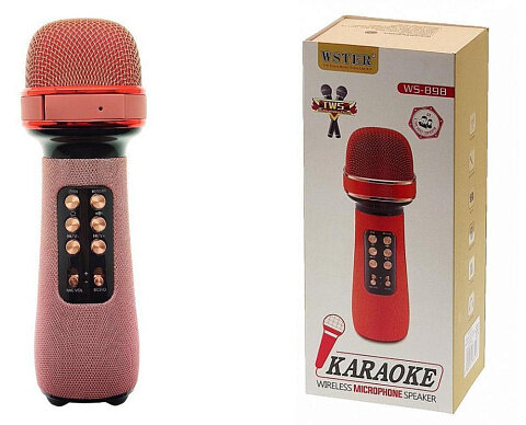 Беспроводной караоке микрофон WSTER Karaoke WS-898