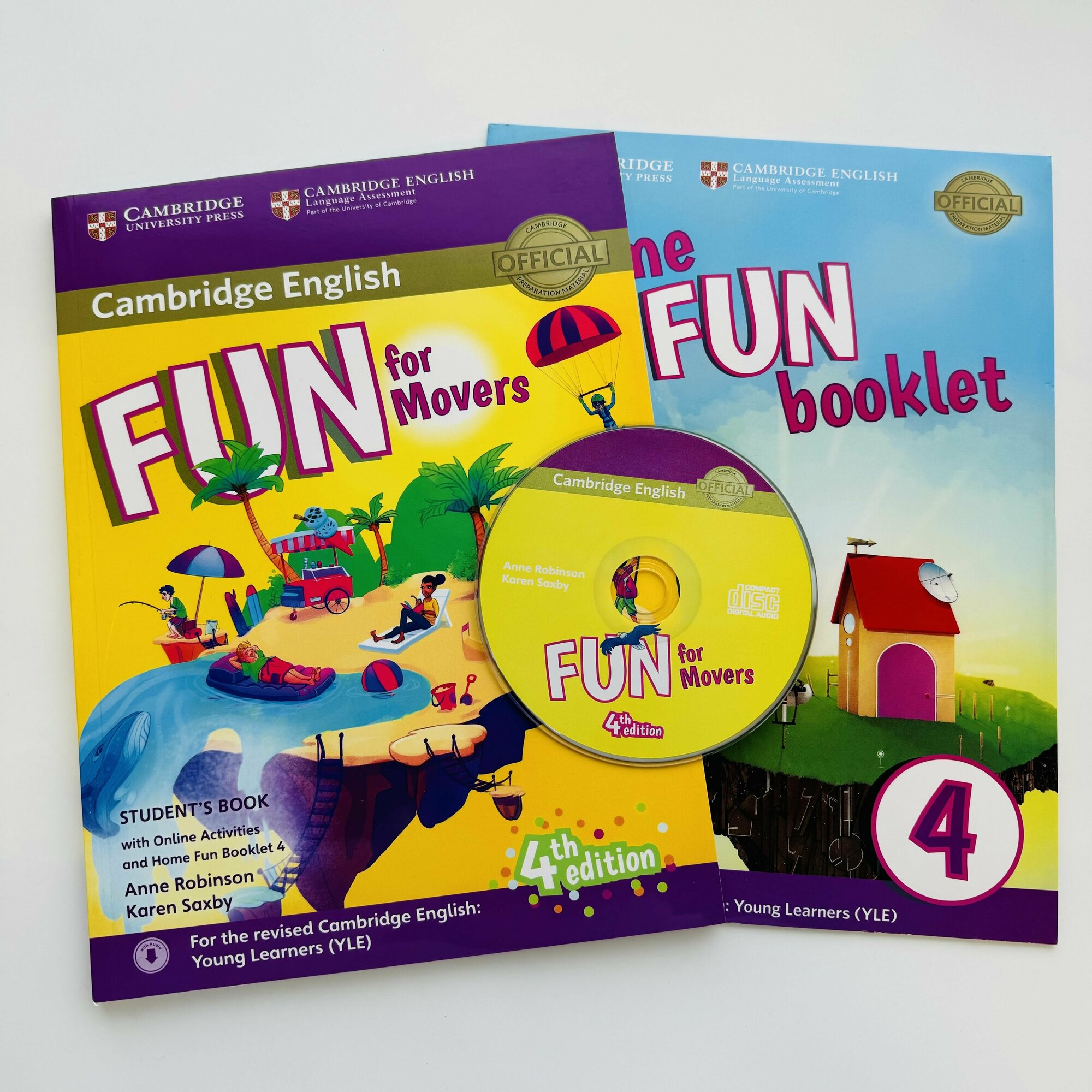 FUN for Movers комплект Учебник+Буклет+CD (4 издание)