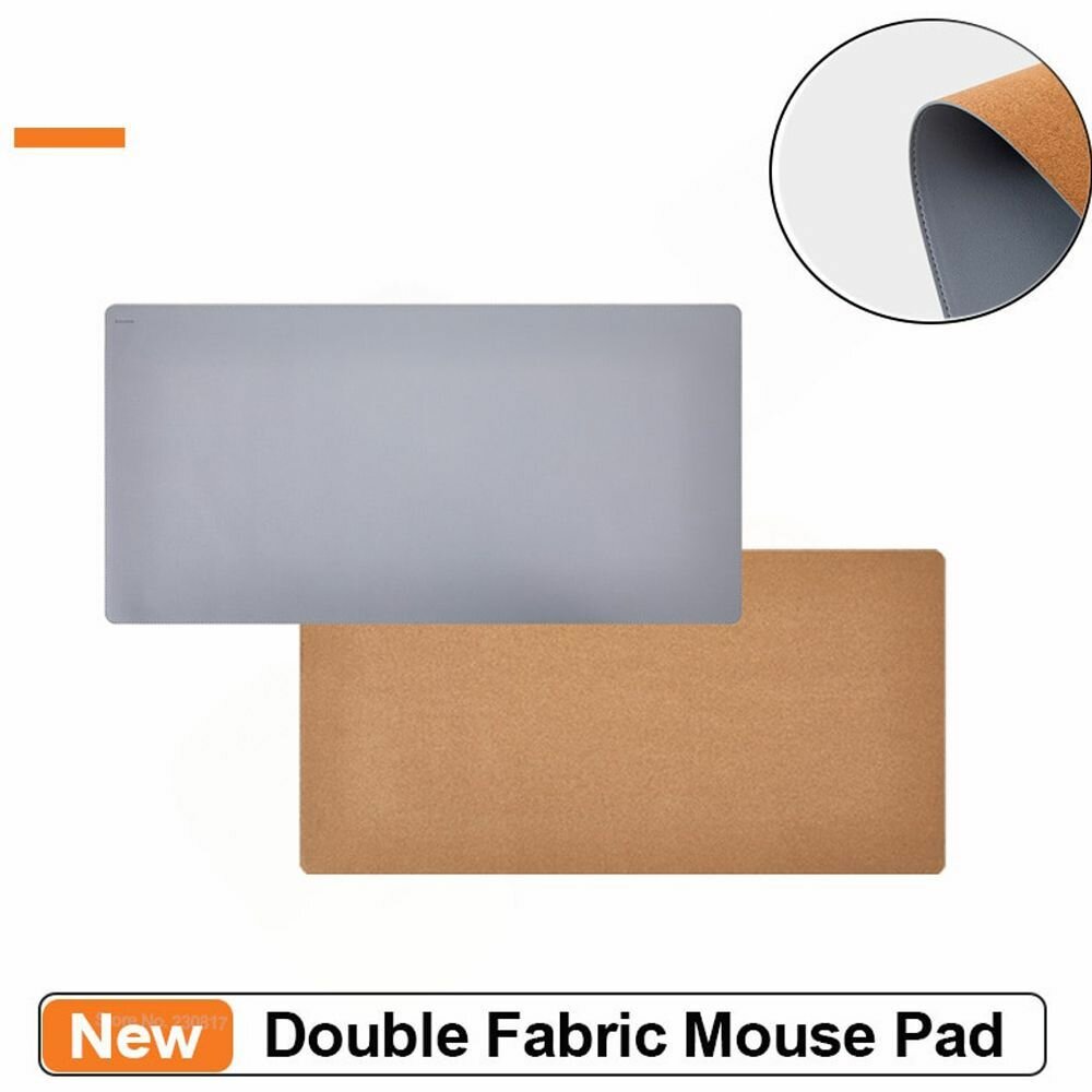Коврик для мышки Xiaomi Extra Large Dual Material Mouse Pad Серый — фото 10
