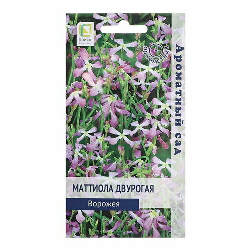 Семена цветов Маттиола двурогая "Ворожея", 0.3гр, 2 шт.