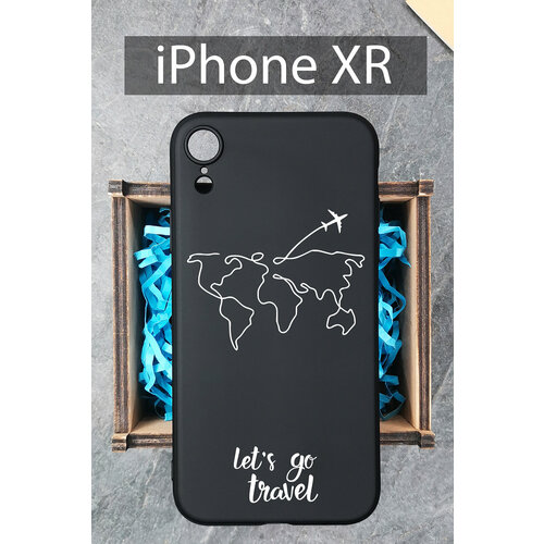 Силиконовый чехол Lets Go Trevel для iPhone XR / Айфон XR силиконовый чехол lets go tevel для iphone x айфон x