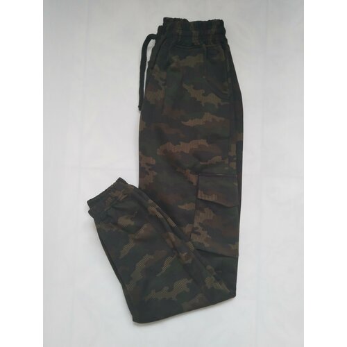 фото Брюки fox tex, размер 50, зеленый