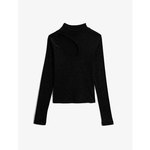 фото Лонгслив koton, размер s, черный