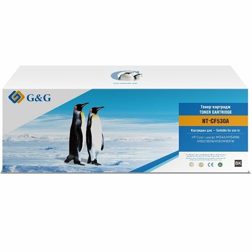 Картридж для HP CF530A чёрный, G&G совместимый картридж galaprint gp cf530a bk 1100 стр черный