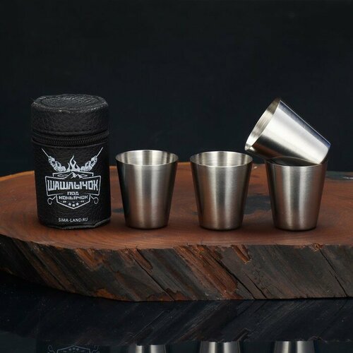 Набор стопок Шашлычок 4 шт х 30 мл для дома 861₽