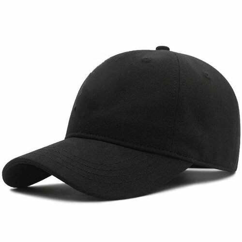 фото Бейсболка кепка мужская и женская, хлопок 100%., размер единый, черный anis-shop