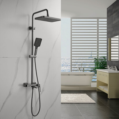 Изображение товара Душевая система Shevanik S6836Т цвет графит