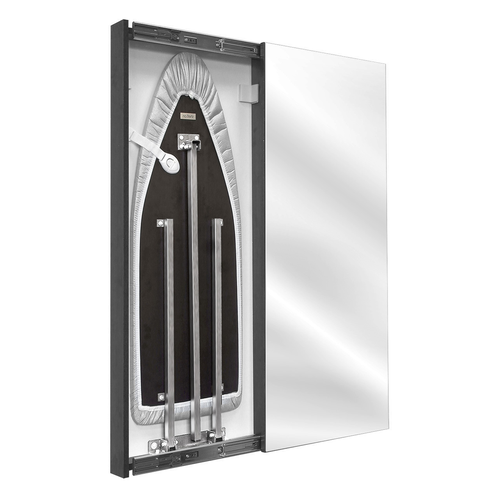 Компкактная гладильная доска с зеркалом Астра Мини Венге (открывание купе, направо)