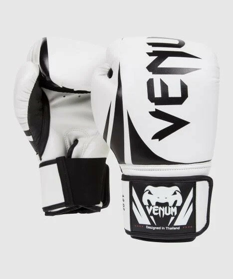 Боксерские перчатки Venum Challenger 2.0 10oz белый, черный