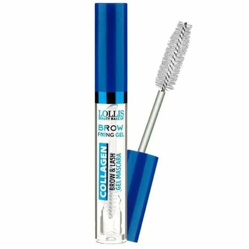 LOLLIS Тушь для ресниц и бровей Brow & Lash Fixing Gel Collagen Mascara 4 мл