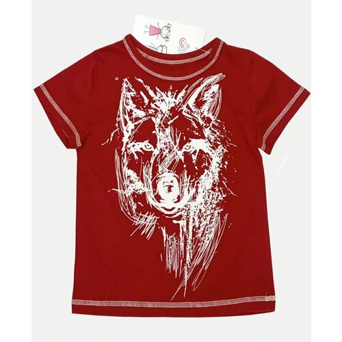 фото Футболка , размер 104/54, красный нет