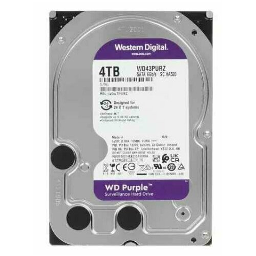 Жесткий диск 35 4TB Western Digital WD43PURZ WD Purple SC HA520 1275000₽