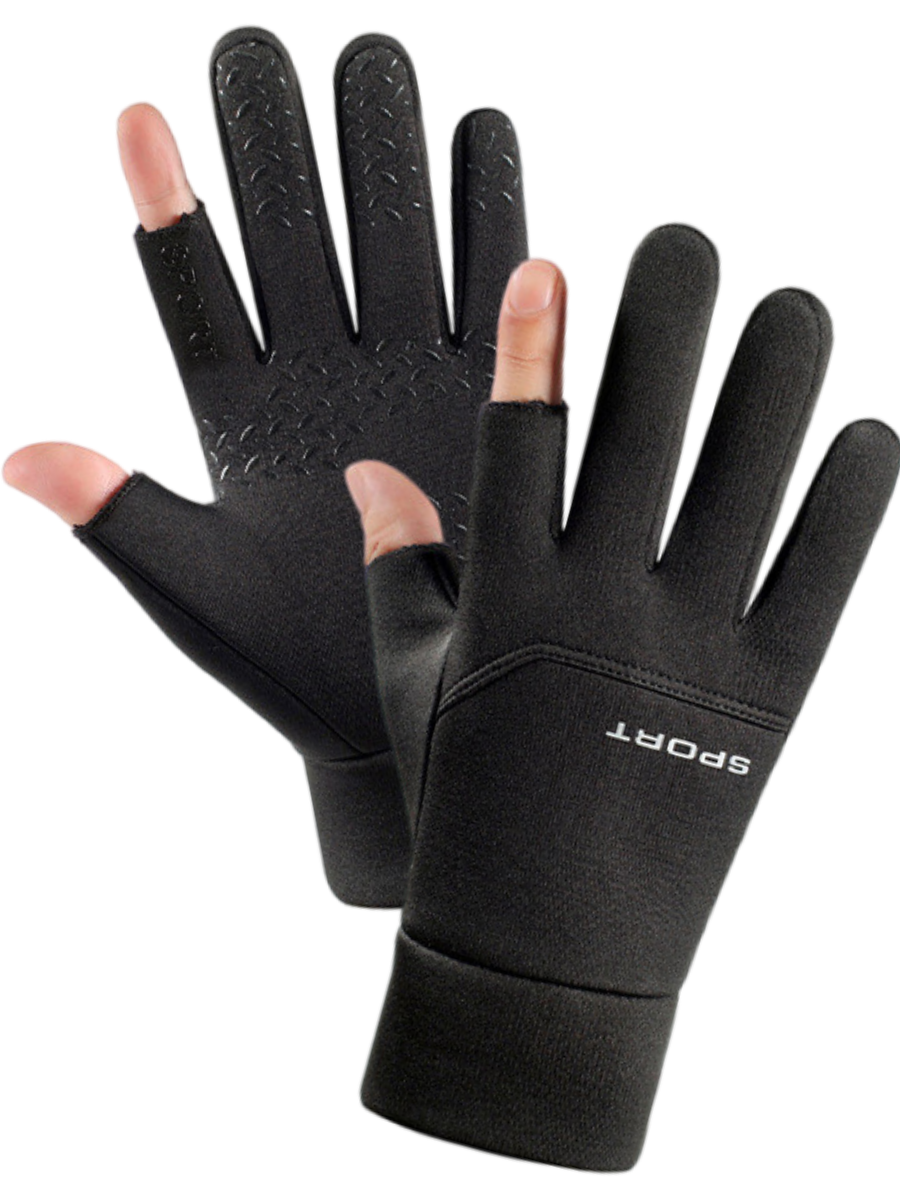 фото Перчатки зимние сенсорные автомобильные без пальца